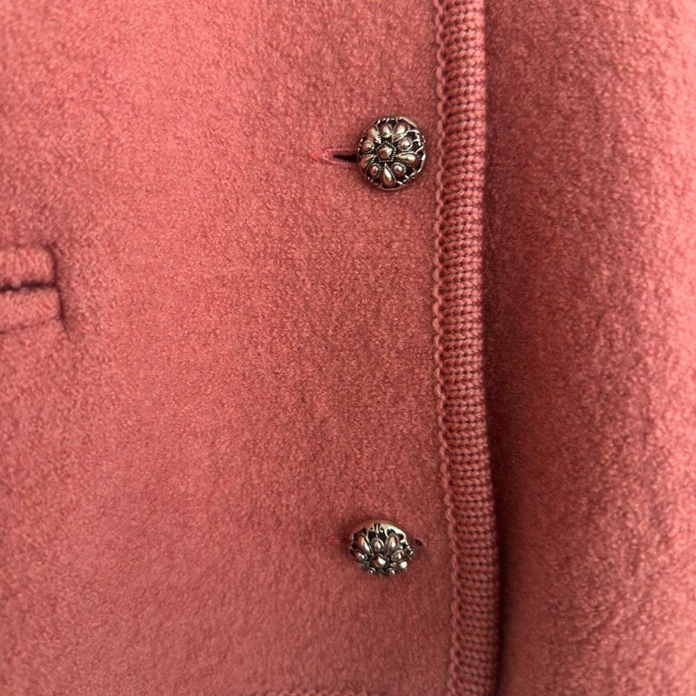 Vintage Salzburg Austrian Pure New Wool Cropped Cardigan Jacket – Medium - Picture 3 of 9